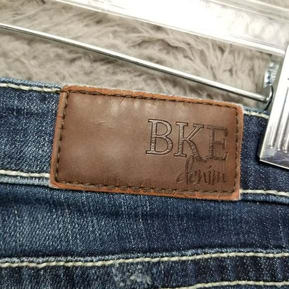 Buckle Shorts Womens 24 BKE Stella Medium Wash Stretch Low Rise Denim Jean - Picture 10 of 14